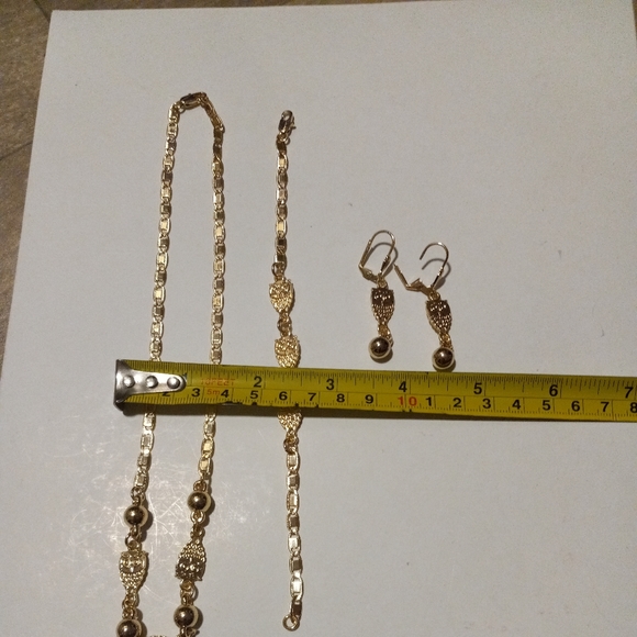 Gold Filled/Layered  Owl Necklace Set NWOT (ORO Laminado) - Picture 9 of 9